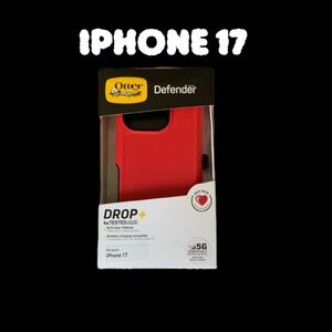 OtterBox Defender Case for iPhone 17 - Bold Red